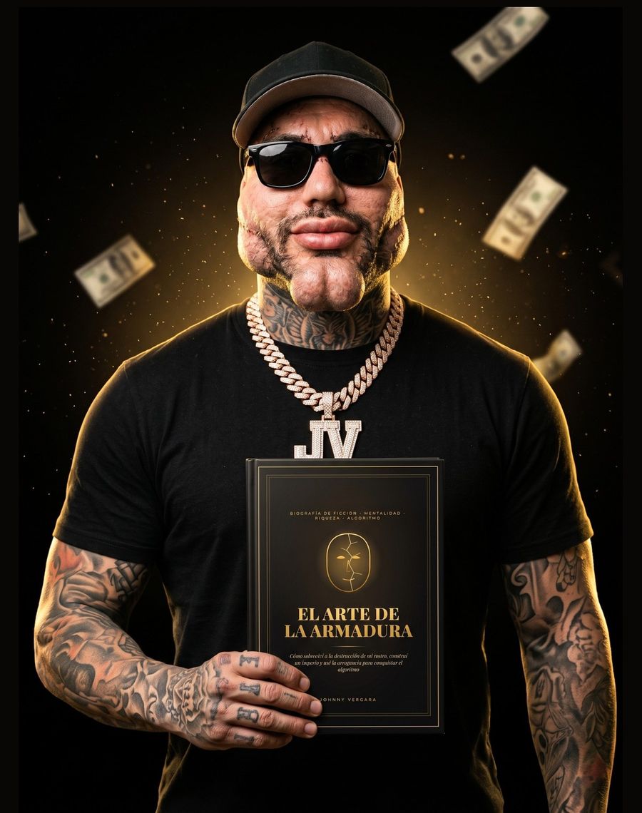 Jhonny Vergara con la armadura puesta