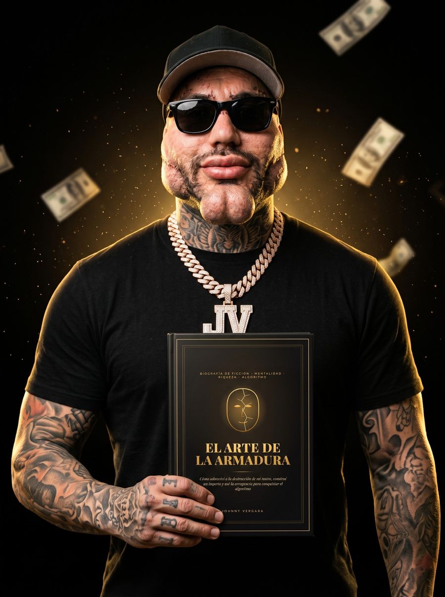 Jhonny Vergara con su libro El Arte de la Armadura